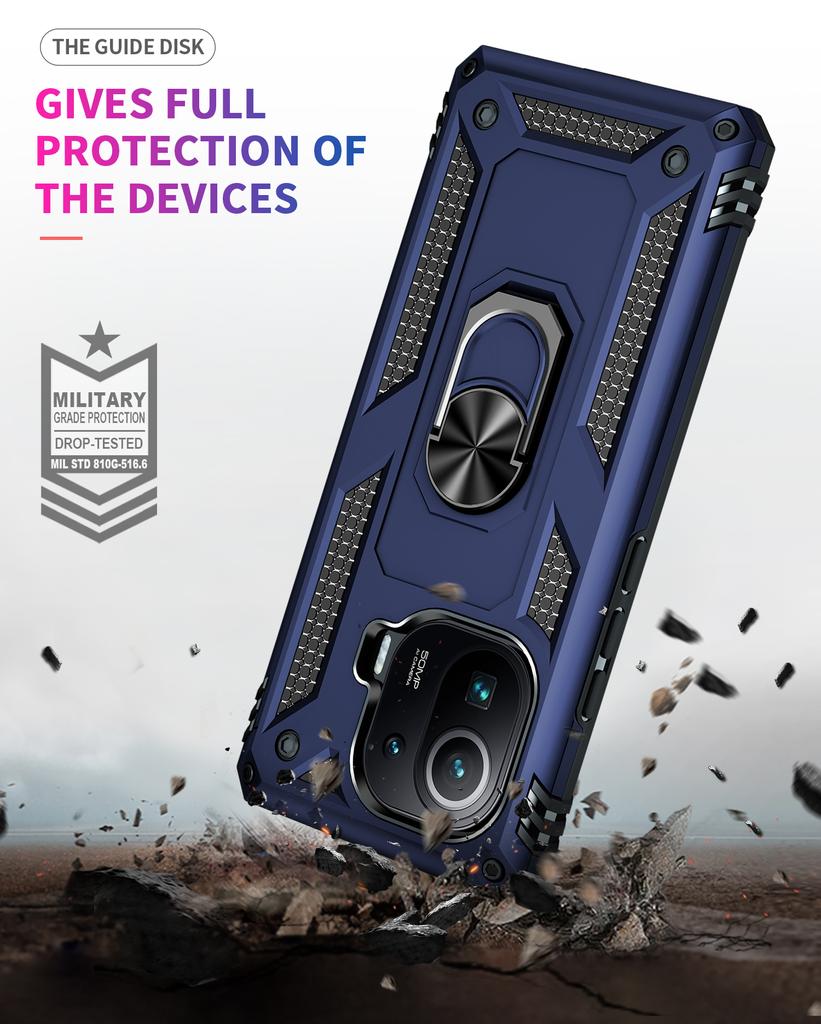Shockproof Cover For Xiaomi Mi 11 Pro Case Mi 11 Pro Ring Holder Phone Case For Xiaomi Mi11 Pro 11Pro Funda Coque Business Capa