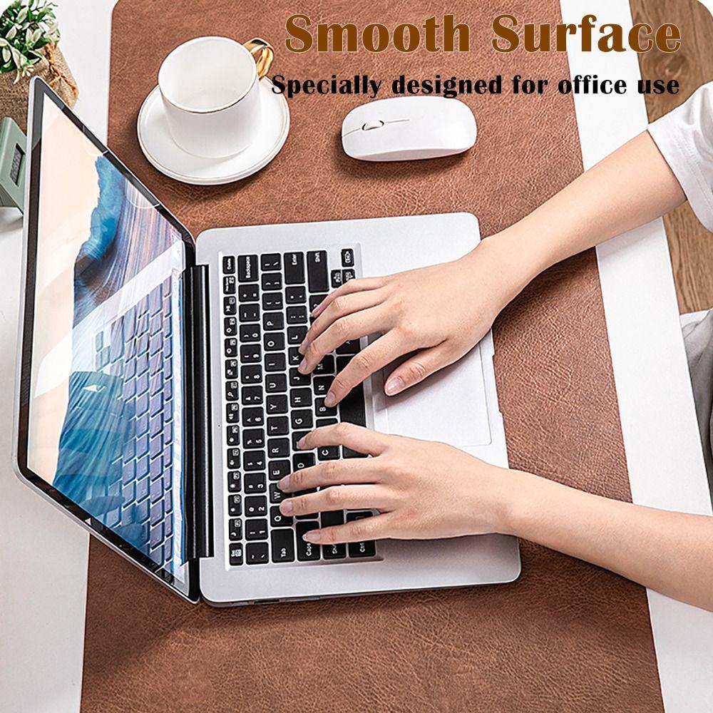 Double-sided Keyboard Mice Mat Non-slip Writing Pad Retro Computer Laptop Mousepad  Home Office