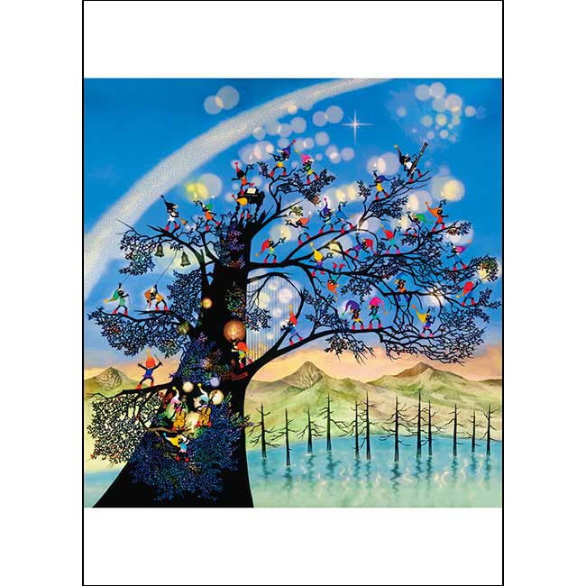 

500 Piece Jigsaw Puzzle Seiji Fujishiro The Big Prayer Dwarfs (38x53cm)