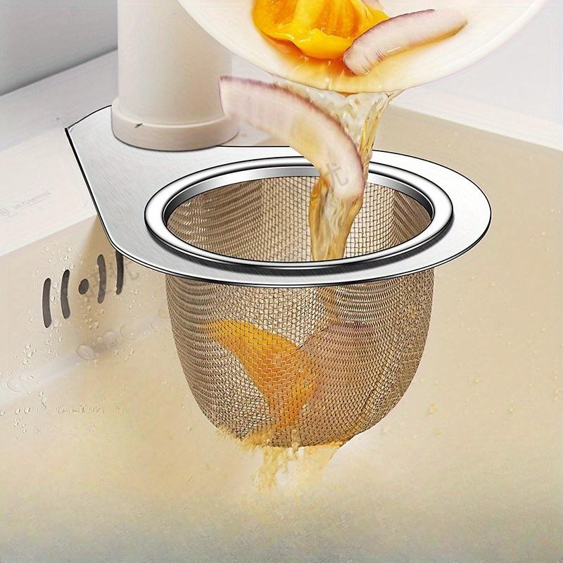 1pc, Multifunctional Sink Basket, Handle, Removable Sink Drain, Corner Drain, for Water and Water Treatment