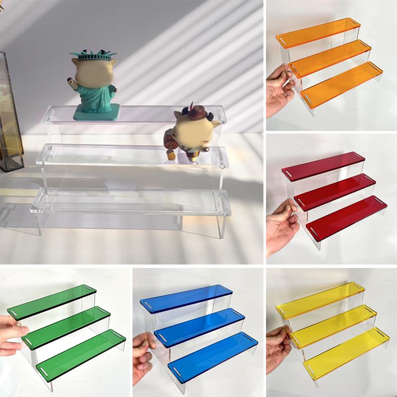 

1PCDIY, мода, акрил, цветной, демонстрационный стенд, стеллаж для хранения, органайзер для игрушек, многослойный