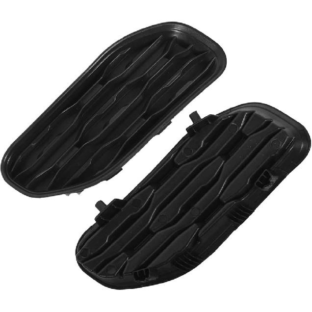 Paire Grille Inférieure Inserts de Calandre Cache-Bordure, Espaceur de Cache Pare-Chocs Inférieur Avant, Compatible 2019-2023 avec Dodge RAM 1500