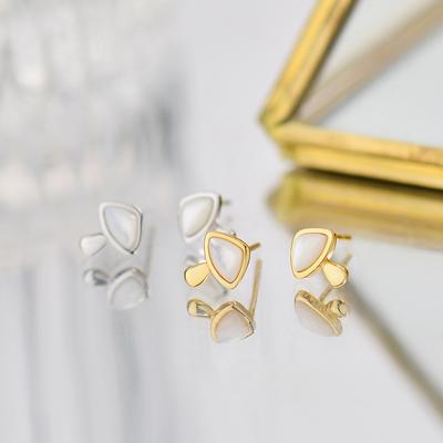 Pilz-Ohrringe Klein und Exquisit Leichter Luxus High-End Nischendesign Ohrringe für Frauen