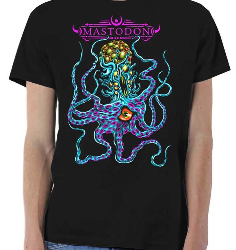 26 Мастодонт Группа Хлопок Подарок Для Фаната Черный S-2345XL Унисекс Футболка TMB4181 Унисекс Футболка M