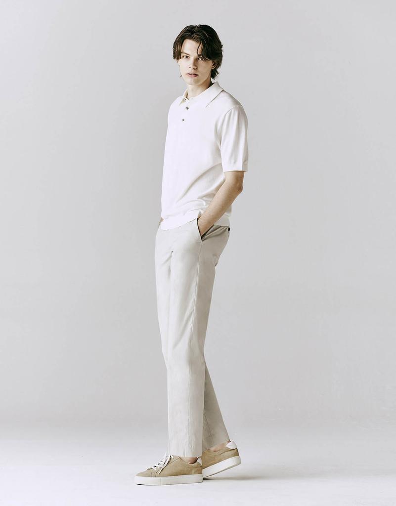 GIORDANO Nylon Tapered Hidden Banding Slacks 113519 [4Color] (A Type)