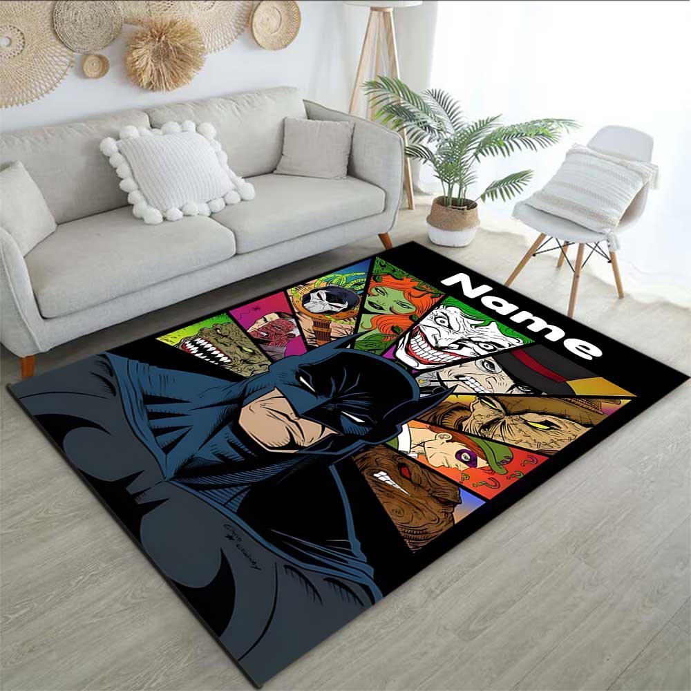 Warner Bros. Film (17) Personalizza il tuo tappeto con nome, cuscino per sedia da ufficio, regalo per camera da letto, soggiorno di casa.