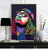 Poster e Stampe di Star della Musica Rap Astratta Moderna Hiphop Rapper Arte da Parete Quadri da Parete Pittura su Tela per Decorazione Domestica Senza Cornice