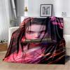 30 Style Demon S-Slayer Cartoon  Kamado Nezuko Anime Blanket,Soft Throw Blanket for Home Bedroom Bed Sofa Travel Office Kids