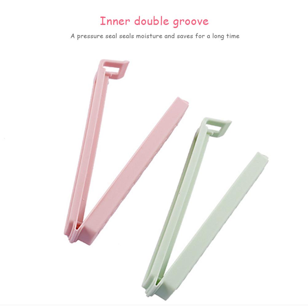 5PCS Solid Color Sealing Clips Food Freshness Preservation Seal Clip