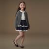 Girls' Simple Knitted Cardigan