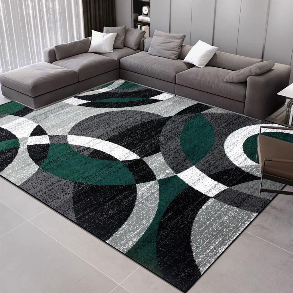 Geometrie Dekoration Nordische Teppiche Wohnzimmer Sofa Bereich Teppiche Zuhause Schlafzimmer Dekor Luxusteppich Zimmer Flur Weiche Große Bodenmatte