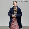 Elua Cashmere Blended Padding Coat 3 Types Choose 1