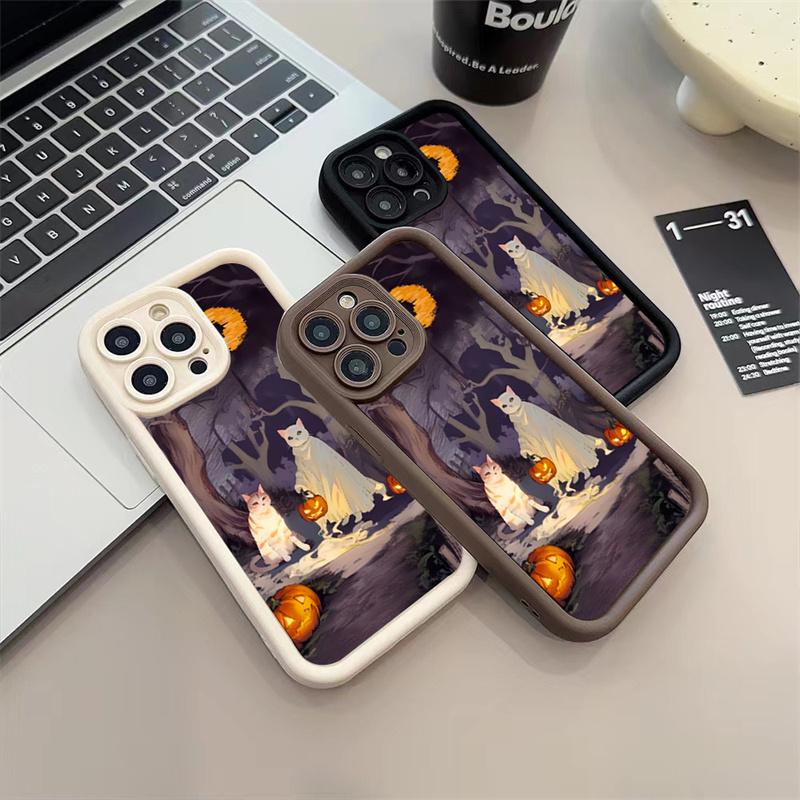 Cats Ghost Soft Silicone Case For Xiaomi Redmi Note 13 Pro Plus 5G 11 12 Turbo 10 Pro 12S 11S 10S 9 Redmi 12 12C 13C 4G Cover