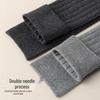 Women's Autumn Thin Pure Cotton Grey Over-the-Knee Socks - Compression & Slimming High-Top Calf Length