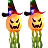 Hanging Lighted Glowing Ghost Garden Lawn Window Porch Halloween Decorations