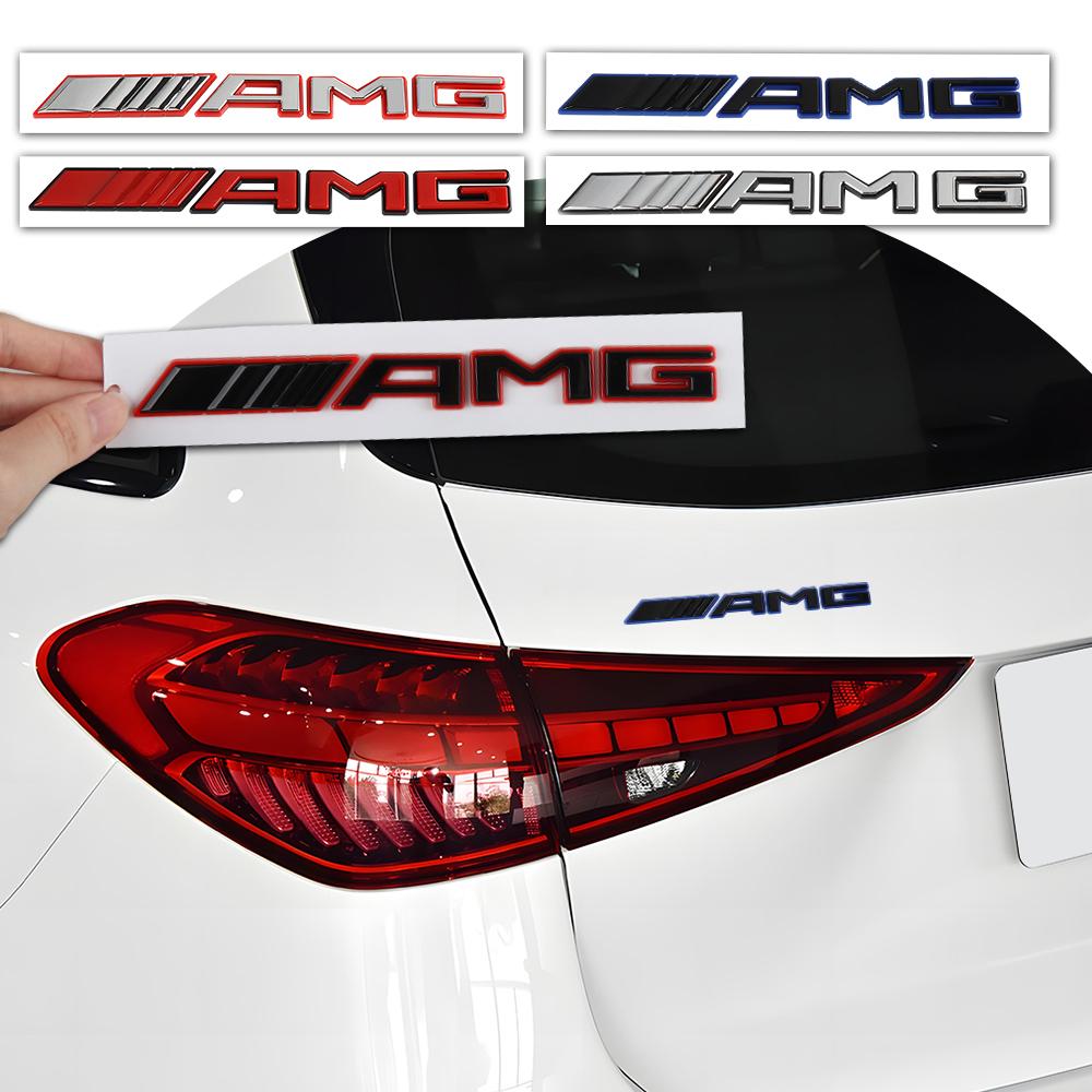 GLC GLB 1pc 3D ABS Car Rear Trunk Badge Decal Letters Sticker For Mercedes Benz AMG A B C E G CLA C63 C63S E53 GT SLK Auto Acce