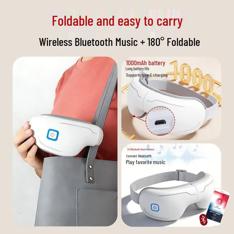LISM Foldable Bluetooth Eye Massager