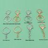 Heart-Shaped PU Leather Keychain - Stylish Accessory for Women's Bags and Car Interior Decor