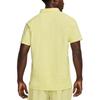 Nike Court Slam Dri-FIT ADV Logo Solid Comfortable Casual Short Sleeve Polo Shirt Men Polo Shirts Bright-Green Medium-Gray FZ6850-331