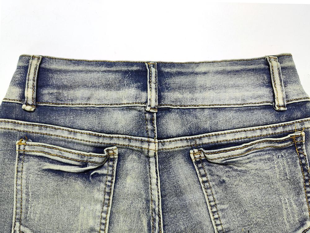 Sexy Low Rise Denim Super Shorts Women's Summer Elastic Slim Skinny Rivet Vintage Blue Short Jeans Y2k Versatile Pants