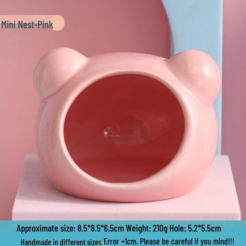 Chladivý keramický úkryt pro křečka: Letní přístřešek a herní domek