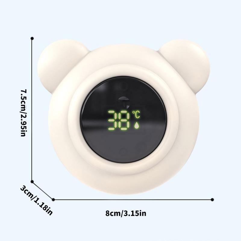 Convenient Water Temperature Monitor For Infant Bathing High Precise ABS LCD Display Auto Shut off Bath Thermometers