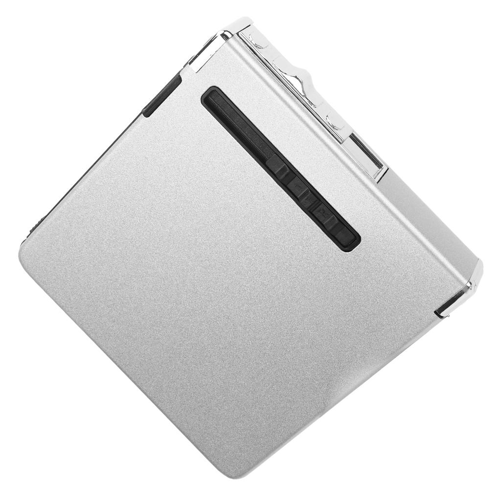20 Regular Cigarettes Case Box USB Rechargeable Cigarette Case with Lighter for Men Women Ideal