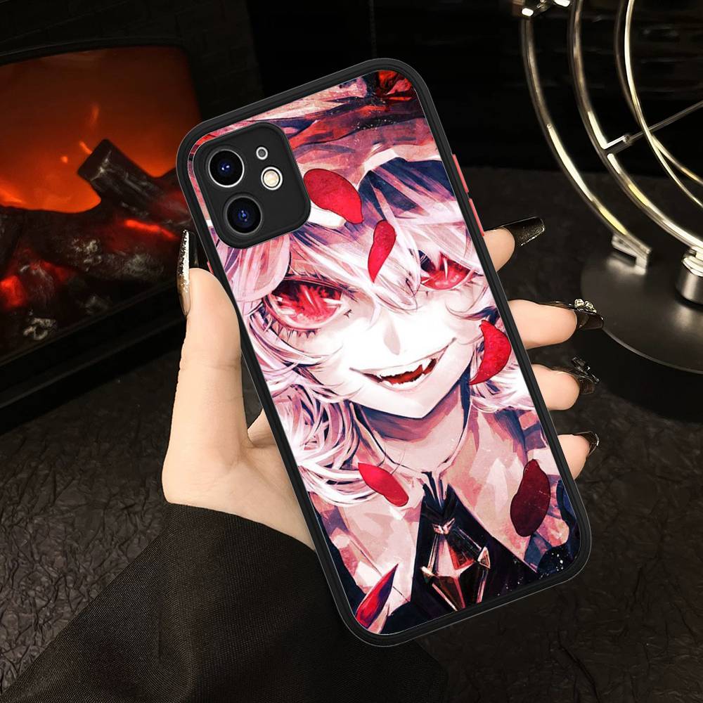 Classic Game Touhou Project For IPhone 16 15 14 Plus 13 12 11 Pro Max X XS MAX Translucent Matte Shockproof Cover