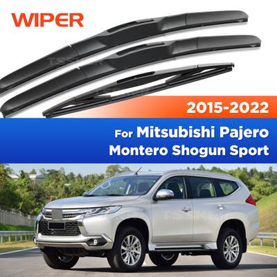 Front & Rear Wiper For Mitsubishi Pajero Montero Shogun Sport 2015- Wiper Blades Windshield Windscreen Window 22"+18"+10"