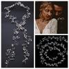 2pcs Crystal Pearl Bridal  Hairbands Hairpins Bridesmaid Diamante Hair Vine Accessories Wedding Jewelry Headwear French