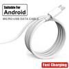 Premium 10/5/3/2/1m Extra Long Micro USB Extension Data Cable for Camera Tablet SmartTV Micro USB Male To USB A Male Charge Cord