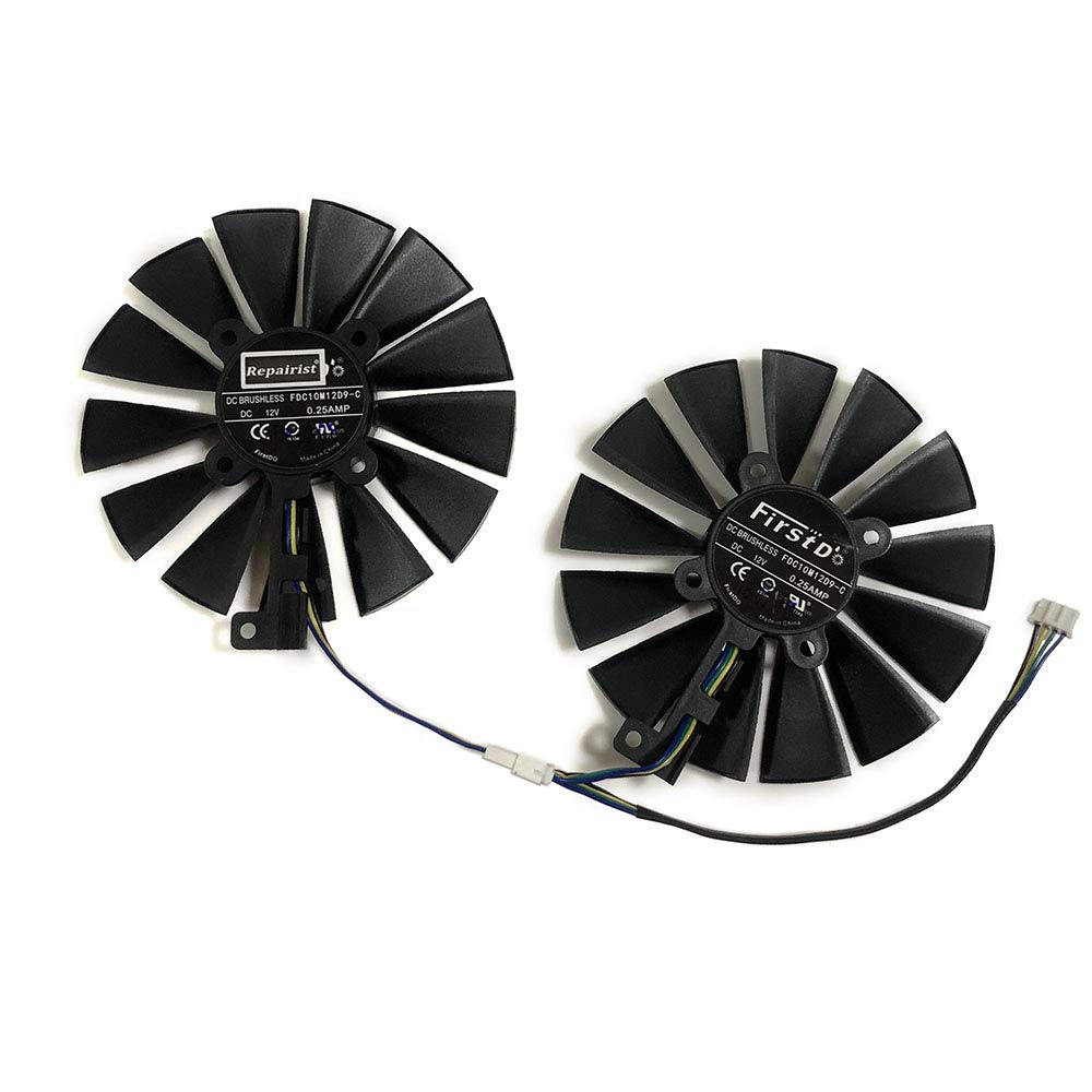 Graphics Card, Graphics Board, GPU, Fan, Cooler, for ASUS 1050Ti GAMING CERBERUS GTX1070Ti A8G GDDR5 DUAL RX580 4G ROG STRIX RX 580 570 470 ROG