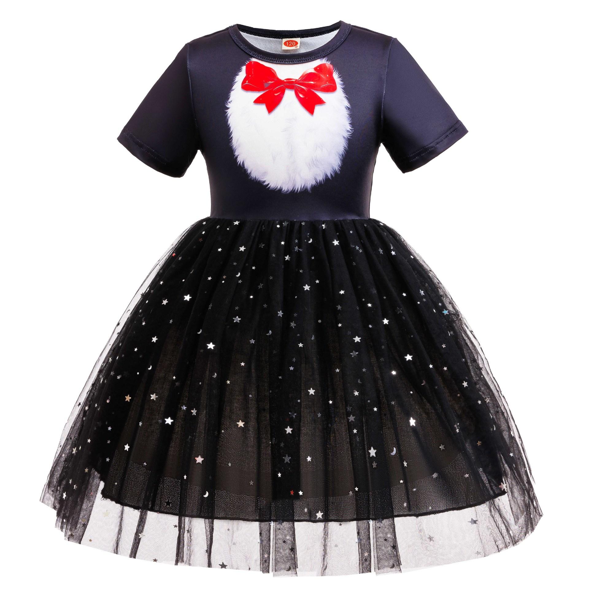 2026 Der Kater mit Hut Mädchen Schwarz Dr. Kater Welttag des Buches Kostüm Purim Verkleidung Kinder Norell Kater Halloween Kleid 90cm 130cm 110cm black
