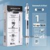 Morning Light J9001 Quick-Dry 0.5mm Large Capacity Black Ballpoint Pen