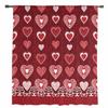 Valentinstag Liebe Romantik Festival Gardinen für Wohnzimmer Küche Fenster Vorhänge Schlafzimmer Tüll Voile Vorhänge