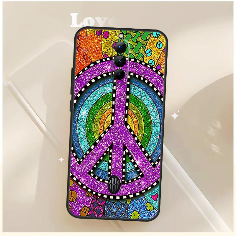 Hippie Daisy Tie-dye Flower Peace Case For ZTE Nubia Red Magic 10S 9S 8S 8 9 10 11 Pro Plus 6 7 7S 6S For RedMagic 10 Air Cover