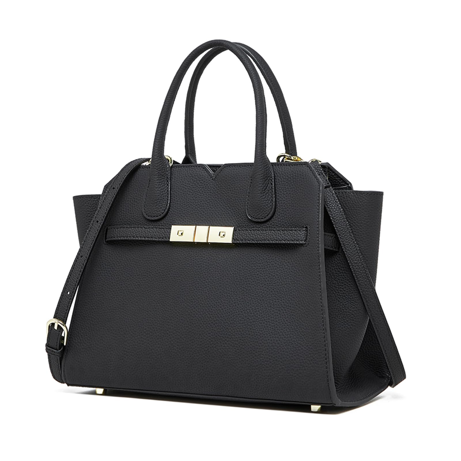 

MFFOR Women s Handbag, Premium Genuine Leather Shoulder Bag with Studs, Large Capacity, Square Shape, Business Bag, Over-the-Shoulder or Handheld,