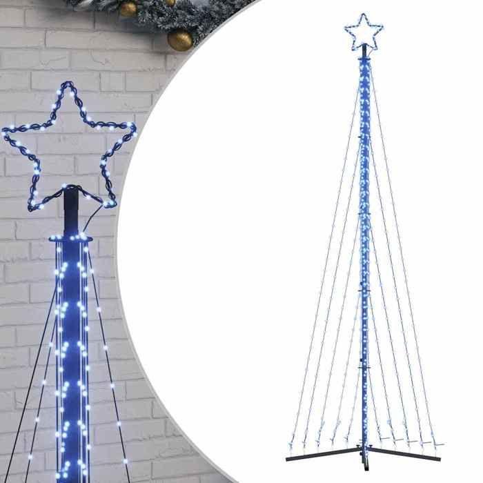 VidaXL Sapin de Noël à LED 495 LED bleu 300,5 cm, lumière de Noël, lumière de Noël LED, lumière de Noël extérieure, lumière 4016438