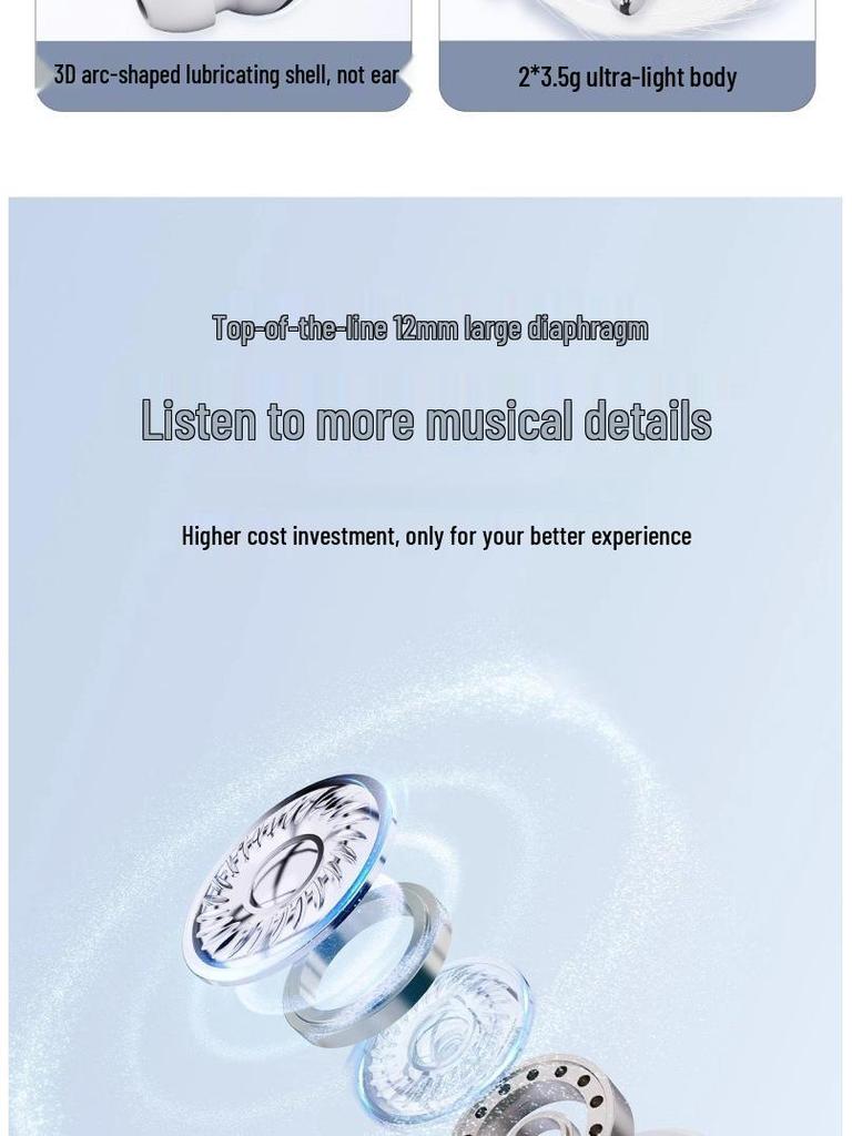 Q8 High-Quality Noise-Cancelling Bluetooth Earphones with Digital Display, Comfortable Fit, Sports-Ready, Wireless 5.4 Core