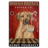 Easily Distracted by dogs and books Metal Tin Signs Posters Plate Wall Decor for Bars Man Cave Cafe Clubs Retro Posters Plaque