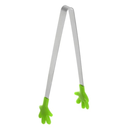 

uxcell Mini Food Tongs, 5.67 Hand-Shaped Stainless Steel with Silicone Tips, Small Cooking Tongs, Kitchen Food Tongs, Serving Tongs for Cooking, Gril