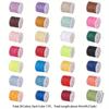 1 set of 28 rolls of nylon thread, nylon rope, jewelry beaded thread, for weaving jewelry production, mixed color 0.8mm about 45 meters/roll 28 colors