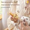 Cute Cartoon Silicone Pet Medicine Feeder for Cats and Dogs - Solid & Liquid Feeding Aid