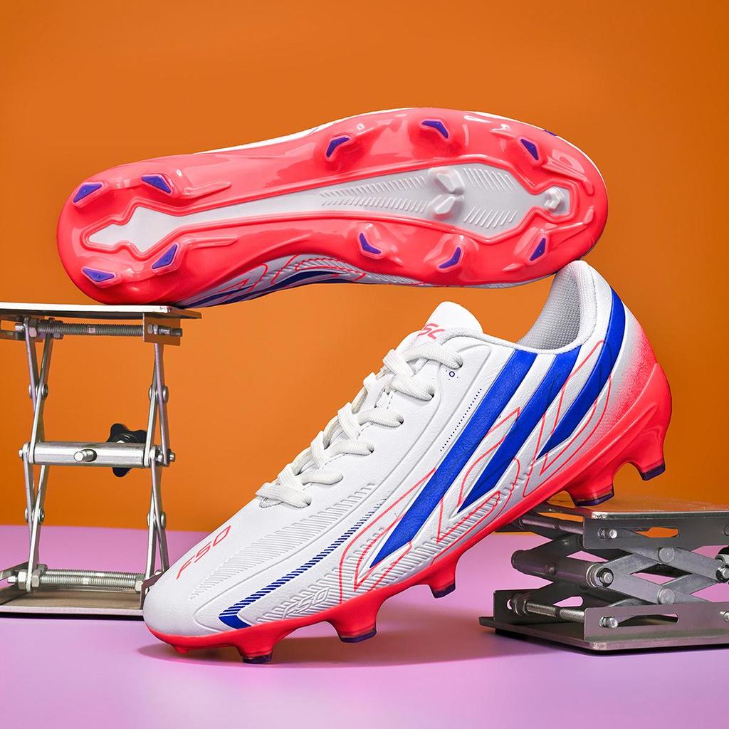 Scarpe da Calcio F50 Coppa del Mondo FG da Uomo - Leggere, Traspiranti, con Lacci, Scarpe da Allenamento per Erba Naturale