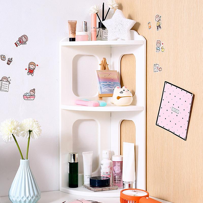 Desktop Corner Storage Rack Large Capacity Layered Bedroom Dormitory Miscellaneous Storage Box Display Rack