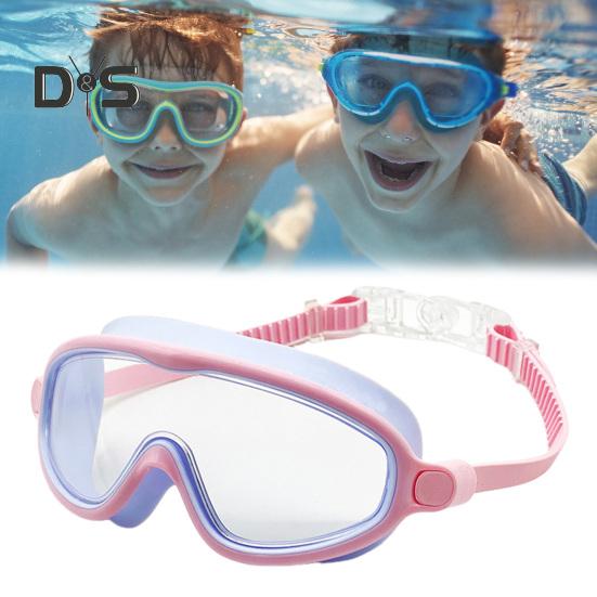 Okulary do pływania dla dzieci, okulary przeciwmgielne, z ochroną UV, szczelne, z klipsem na nos, zatyczki do uszu dla chłopców, dziewcząt, dzieci i maluchów w wieku 3-15 lat