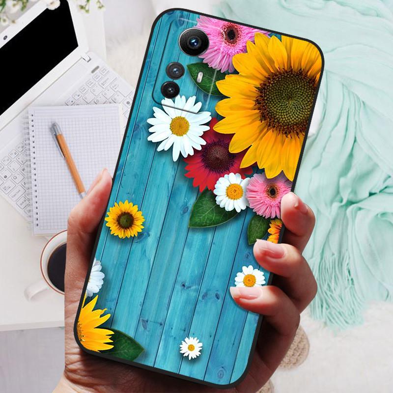 For Xiaomi 12T 5G Case Mi 12T TPU Silicone Shockproof Cat Phone Cover For Xiaomi 12T Pro 12 T 12T Funda Animal Printing Soft