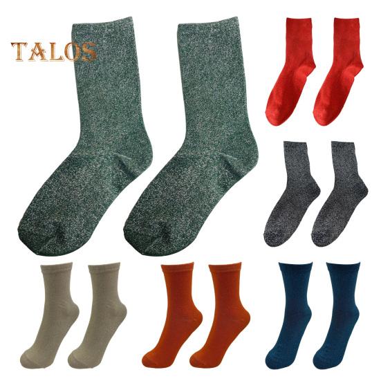 Șosete gleznă cu sclipici pentru femei, șosete echipaj metalice strălucitoare, șosete groase lucioase pentru doamne, șosetă subțire de vară din bumbac pentru doamne și fete