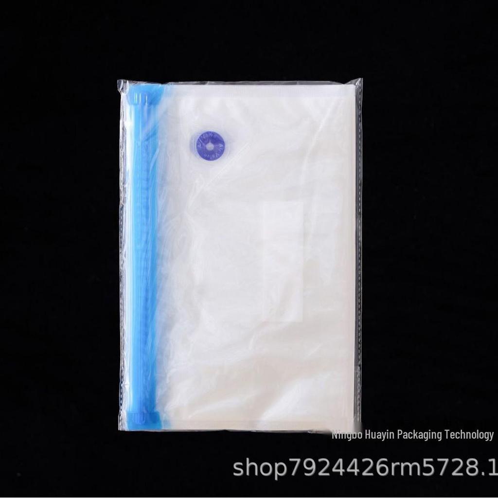 Reusable Food-Grade Vacuum Sealer Bags with Air Valve and Manual Pump for Food Preservation and Refrigeration