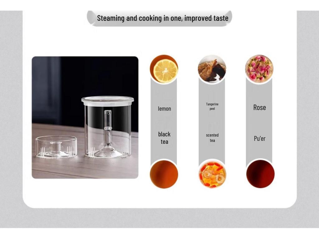 Smart Electric Glass Tea Cooker: Compact Ceramic Stove & Health-Preserving Hot Plate Kettle Gift